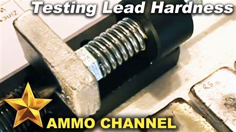 how to test lead bullet hardness|cast bullet lead hardness check.